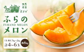 ふらのメロン 4～6玉 約8㎏ 赤肉メロン 農家直送 フルーツ ...