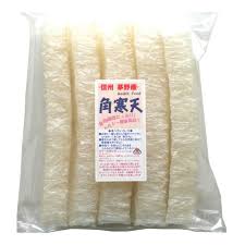 楽天市場】茅野産 角寒天 7本 寒天 老舗監修 お菓子作りに 食物 ...